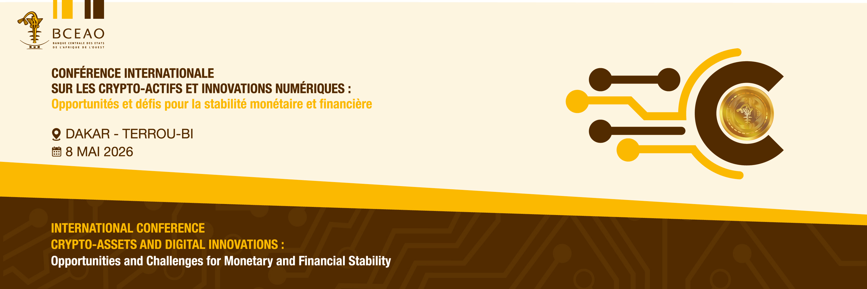 International conference on the theme of Crypto-assets and digital innovations : Opportunities and challenges for monetary and financial stability