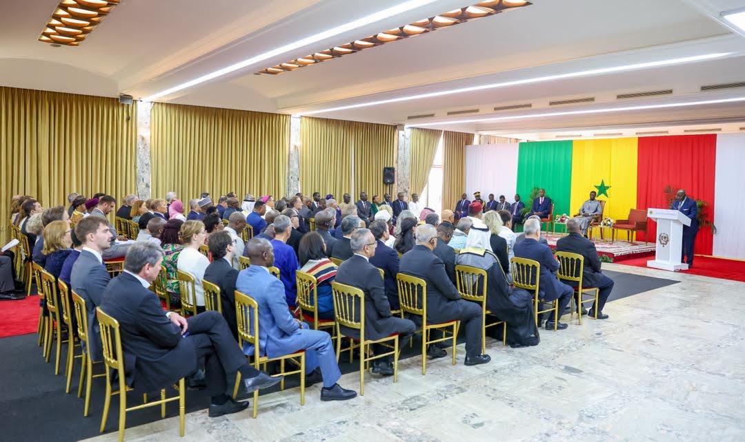 Cérémonie de présentation des voeux de nouvel an au Président de la République du Sénégal